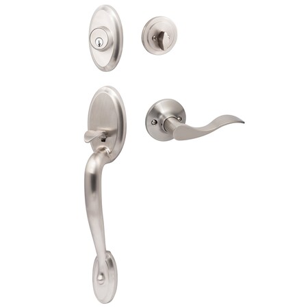 Sure-Loc Hardware Sure-Loc Hardware Aspen Handleset, Snowbird handleset trim, Satin Nickel, Right hand AN507-SB RH 15